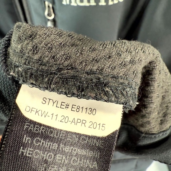 Marmot M3 Soft Shell Jacket Men's Large Black Stretch Secure Pockets Full Zip - Picture 11 of 13